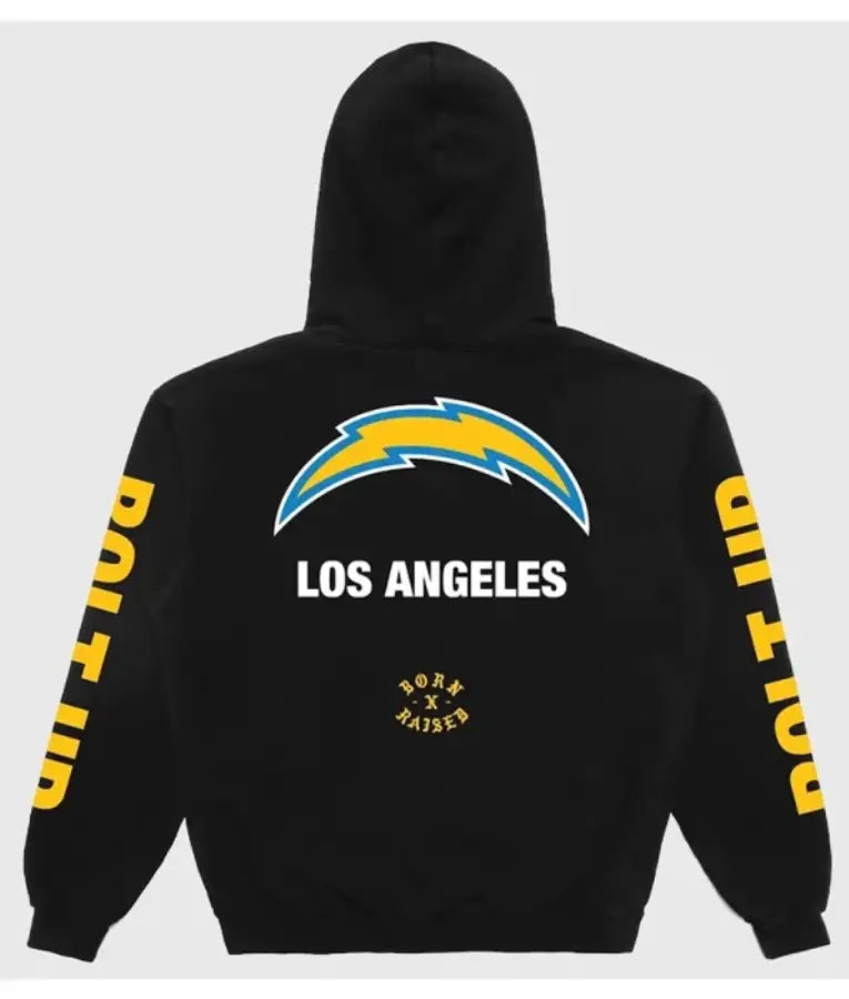 Los Angeles Chargers Born X Raised Pro Script Hoodie