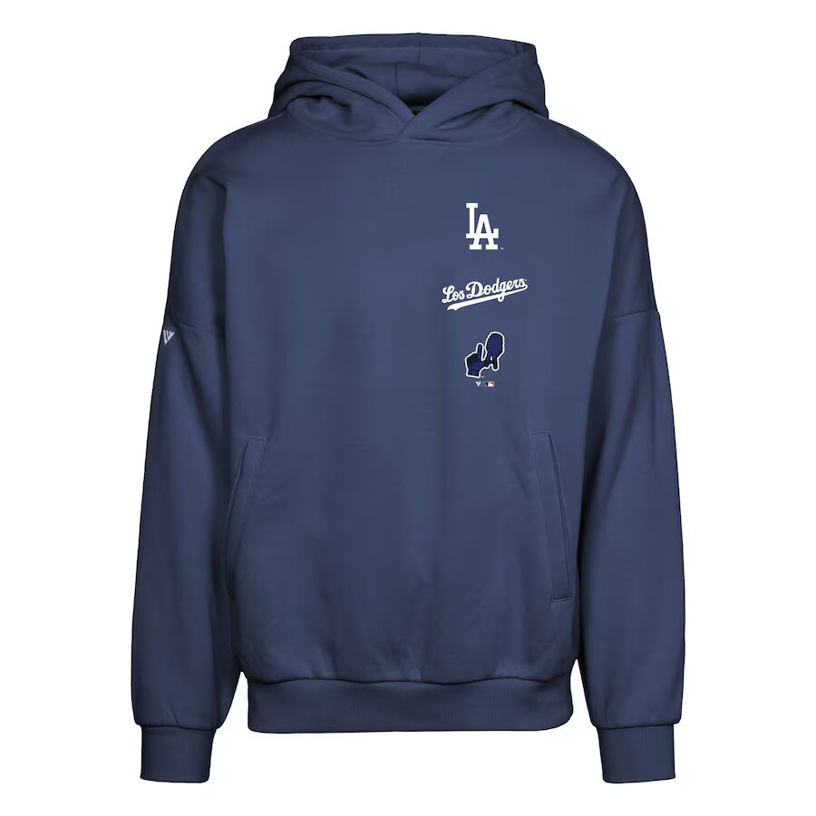 Los Angeles Dodgers Levelwear City Connect Contact Baseline Pullover Hoodie