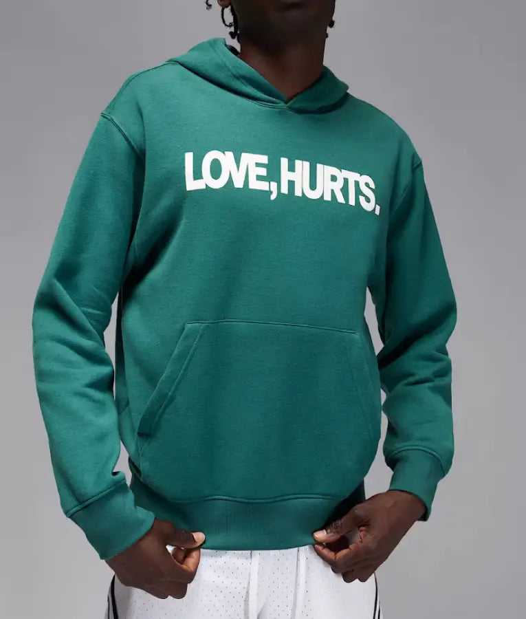 Love Hurts Green Hoodie