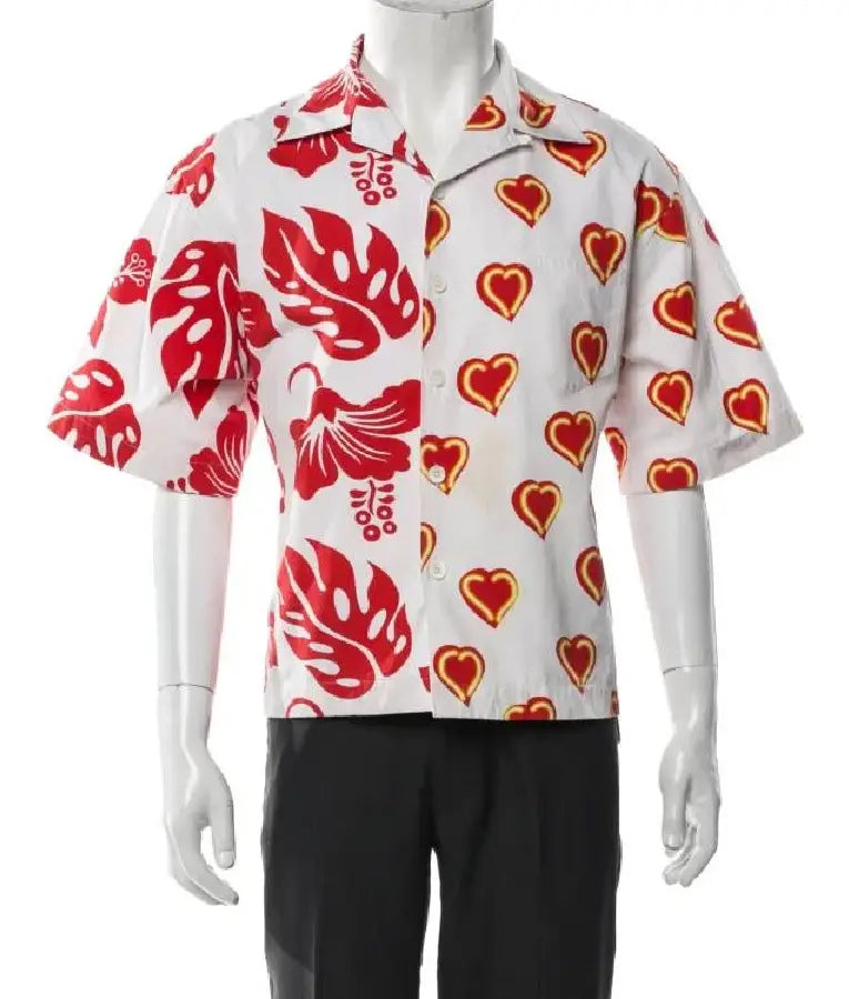 Love Island Games Joey Zauzig Heart Red & White Shirt