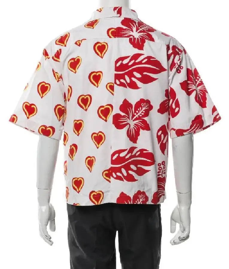 Love Island Games Joey Zauzig Heart Red & White Shirt