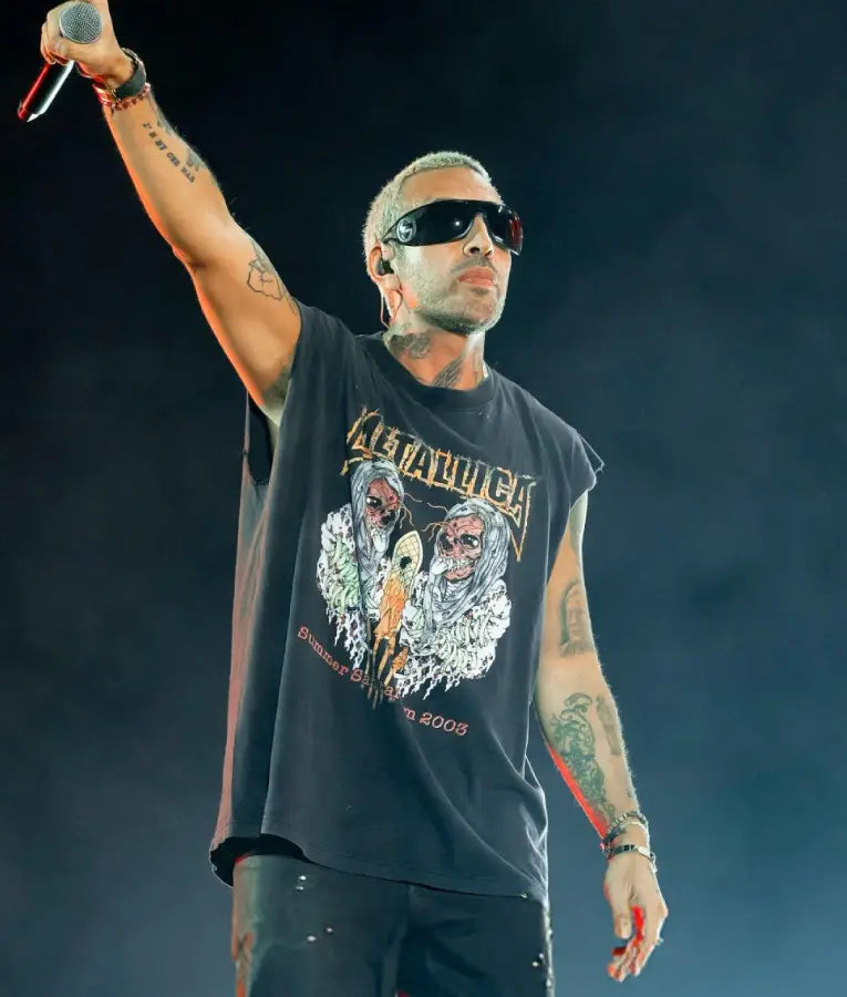 Luchè METALLICA Graphics Short Sleeve T-shirt