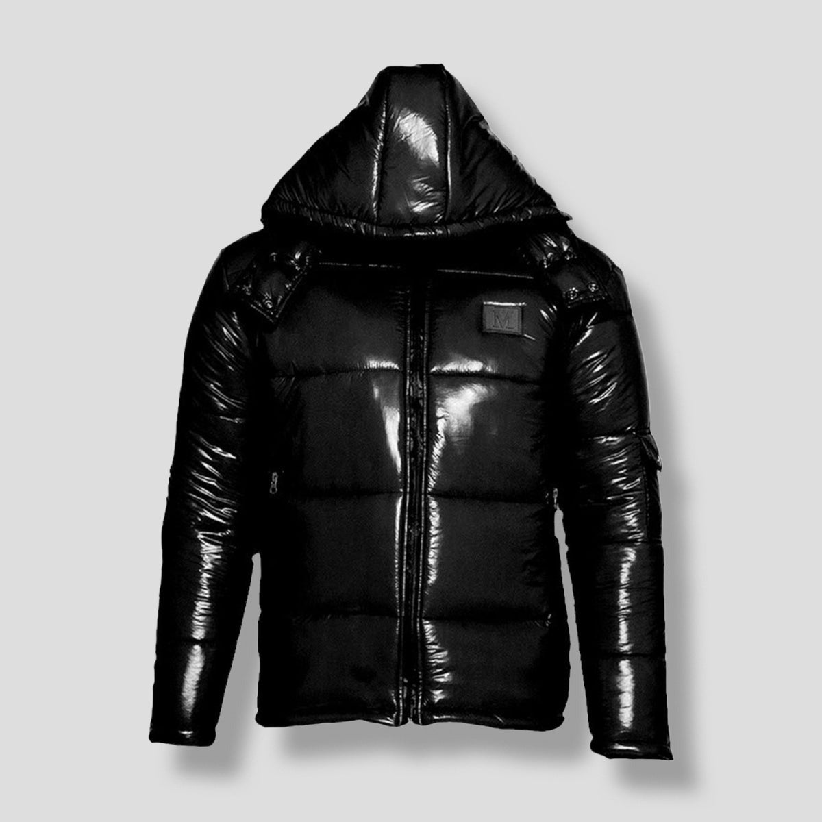 MDB Brand Men's Arctic Black Puffer Coat