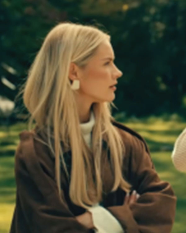 Made In Chelsea S30 Livvy Barker Brown Suede Bomber Jacket