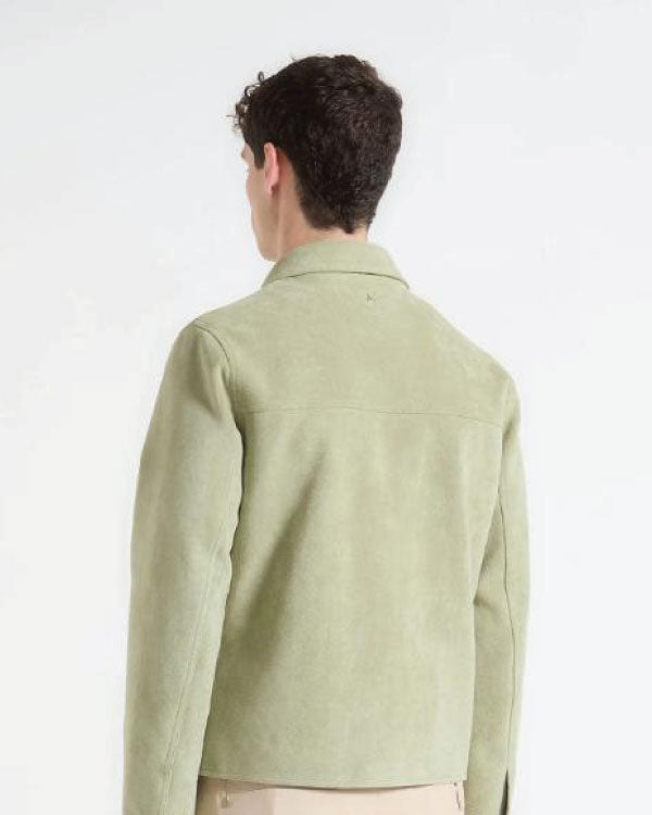 Made In Chelsea S30 Mint Green Suede Jacket