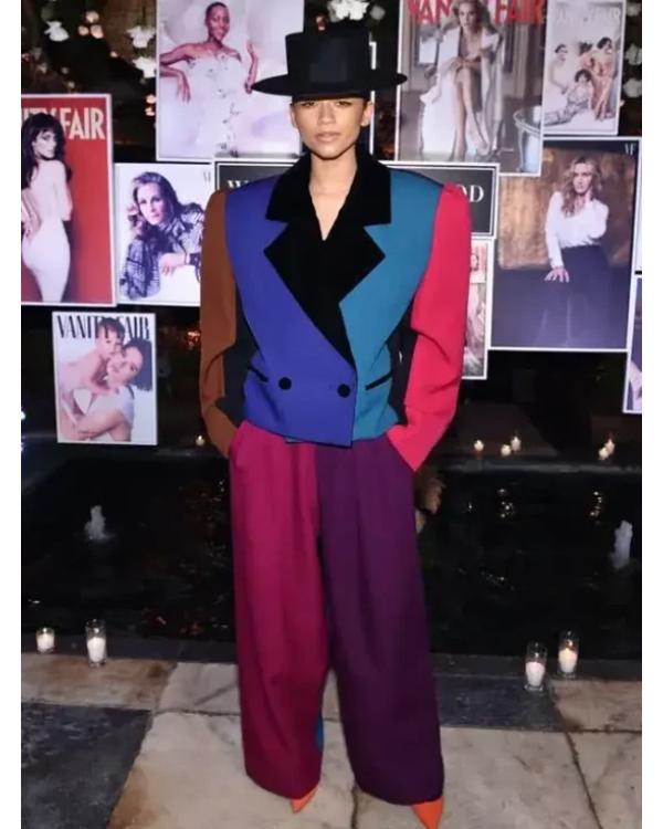 Marc Jacobs x Zendaya Vanity Fair Color Block Suit