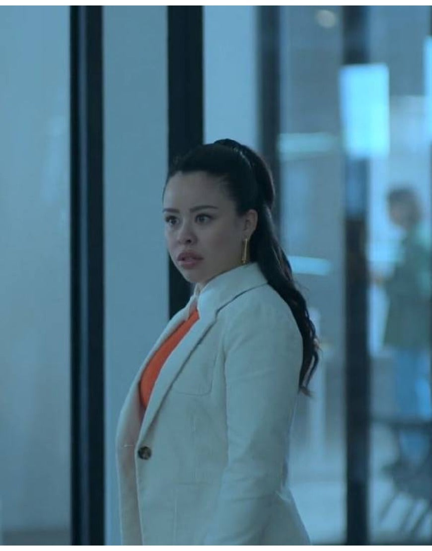 Good Trouble S05 Cierra Ramirez White Blazer