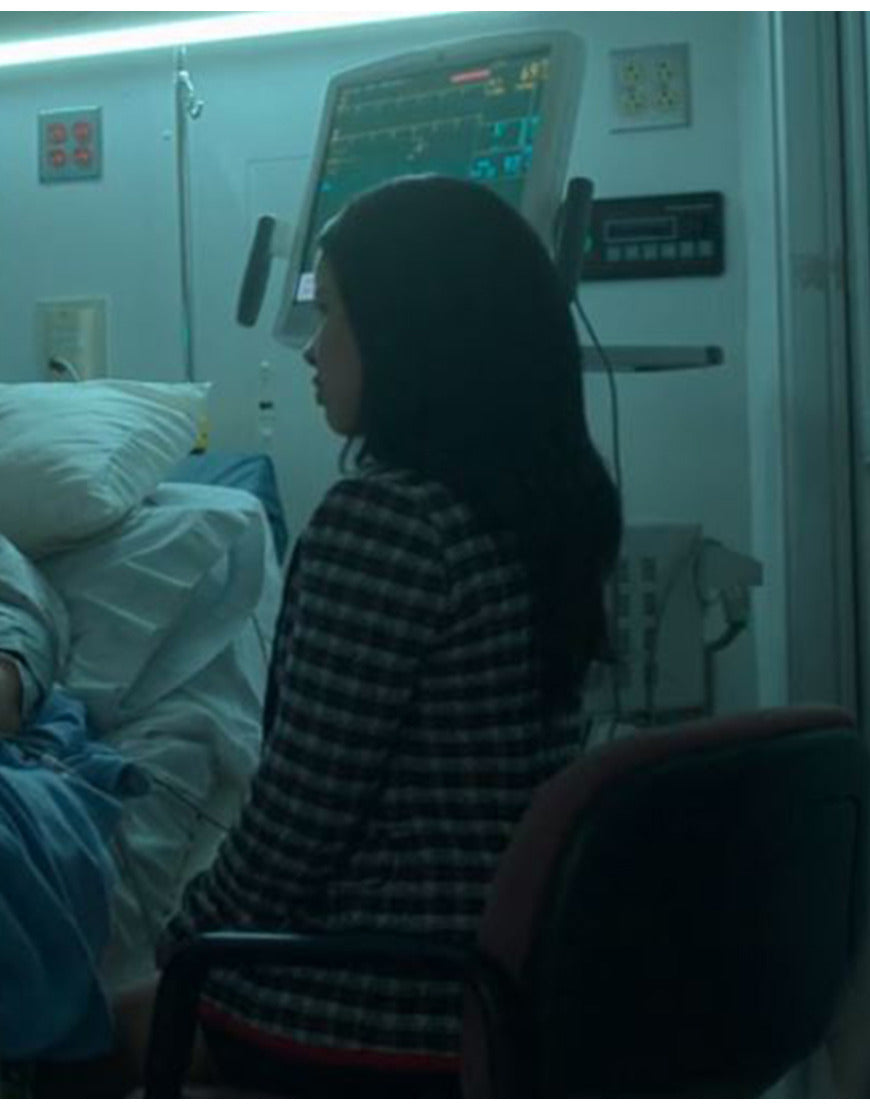 Good Trouble S05 Cierra Ramirez Plaid Blazer