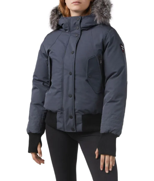 Chicago PD S12 Marina Squerciati Hoodie Bomber Parka Jacket