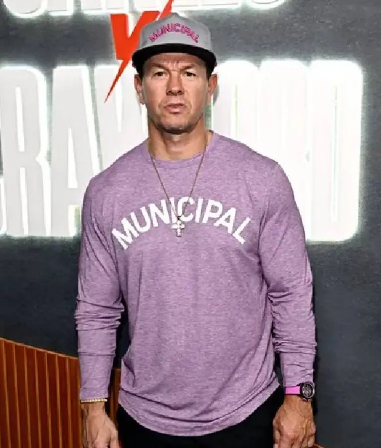 Mark Wahlberg Canelo v Crawford Fight Long Sleeve Shirt