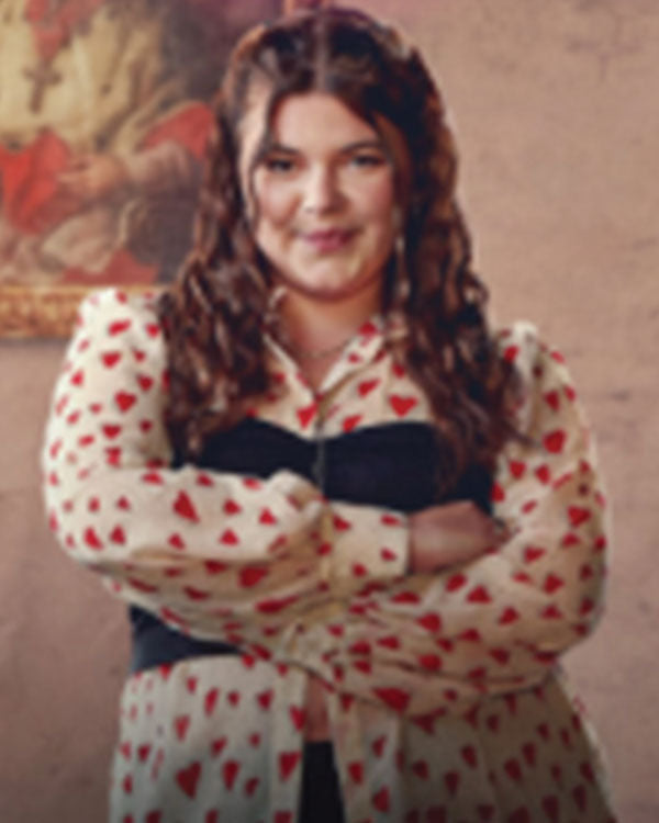 Maxton Hall S02 Pink Heart Print Shirt