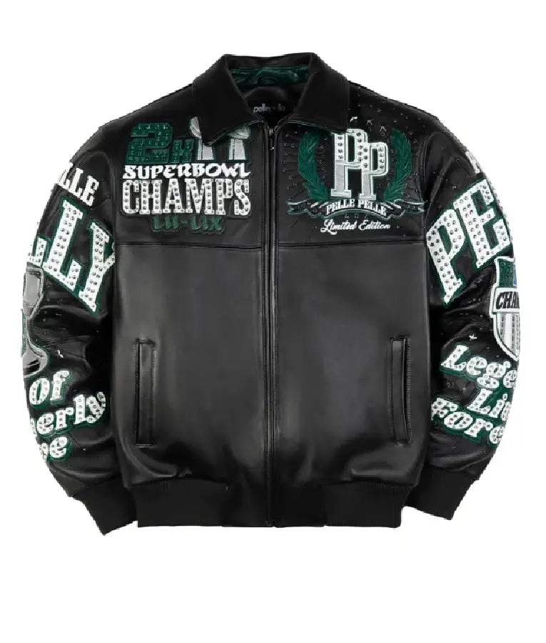 Meek Mill Eagles Leather Jacket