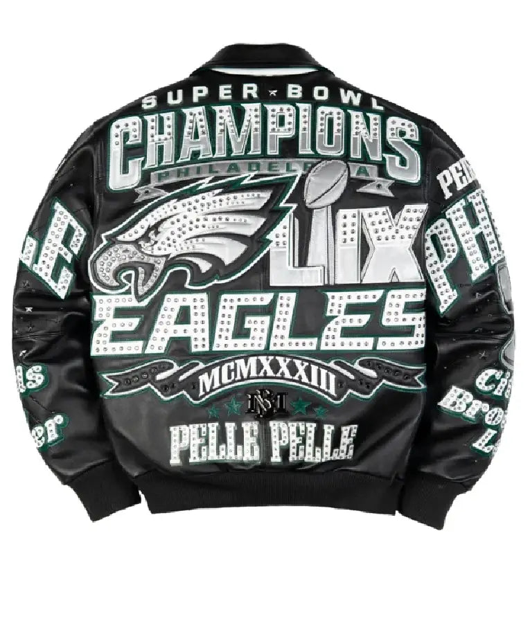 Meek Mill Eagles Leather Jacket