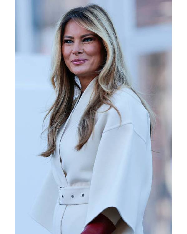 Melania Trump White House Christmas Tree Coat