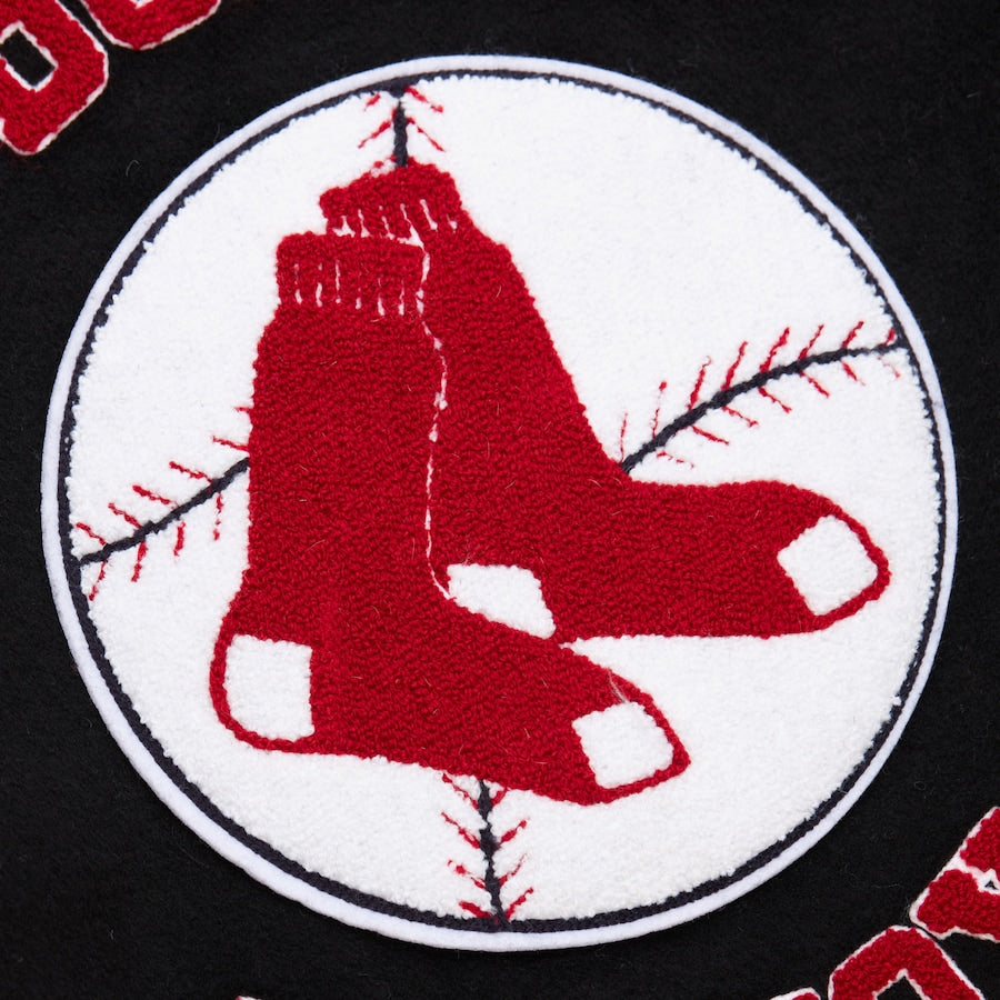 Men_sBostonRedSoxBlackOutCollectionVintageLogoFull-SnapVarsityJacket