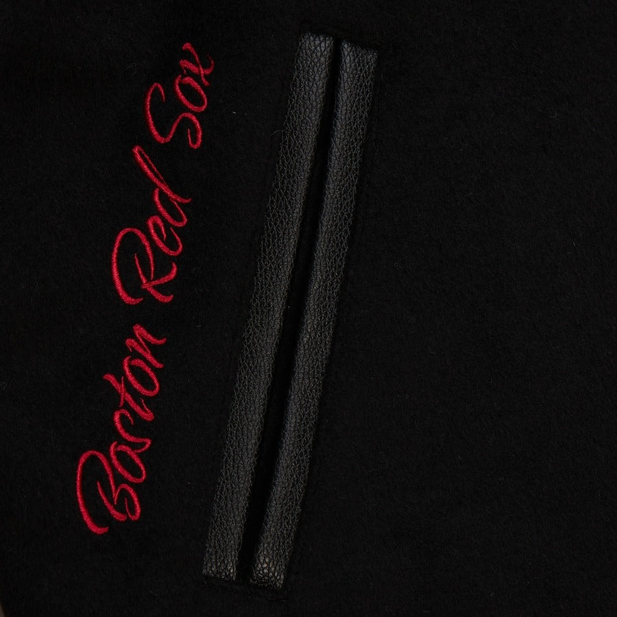 Men_sBostonRedSoxBlackOutCollectionVintageLogoFull-SnapVarsityJackets
