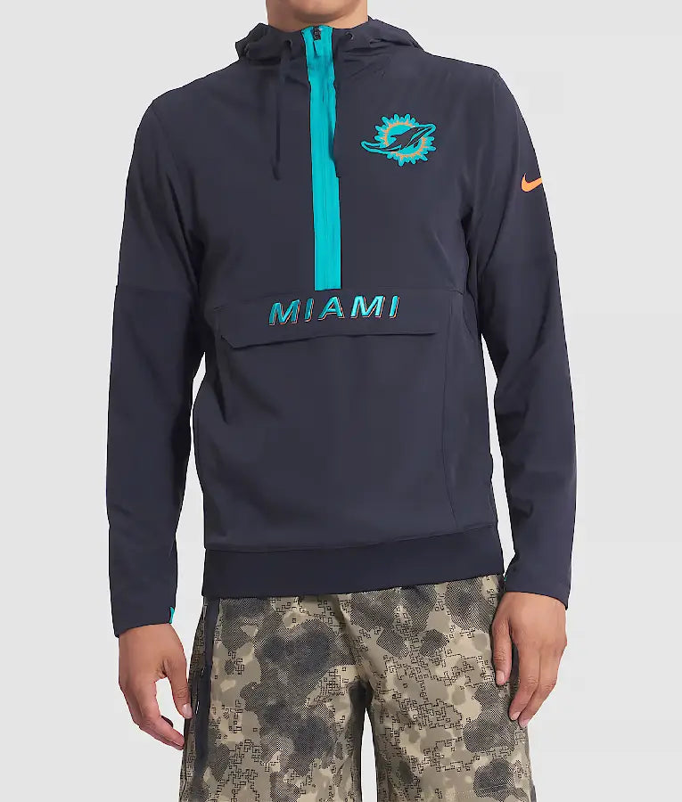 Miami Dolphins Rivalries Sideline Anorak Jacket
