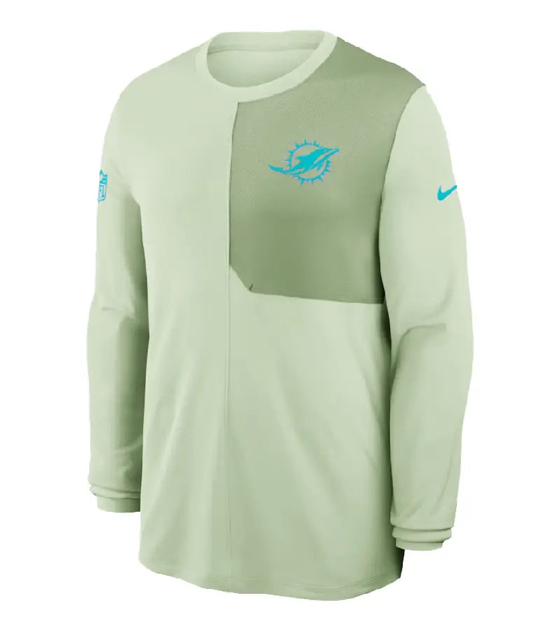 Miami Dolphins UV Coach Long Sleeve T-Shirt