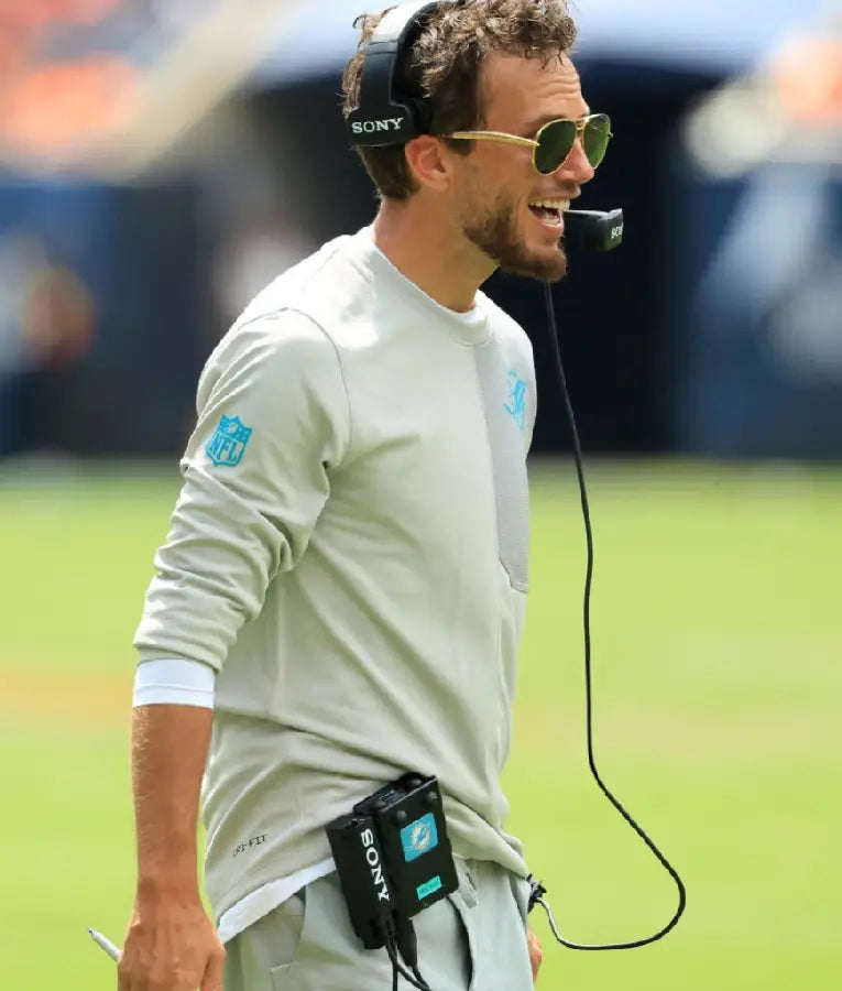 Miami Dolphins UV Coach Long Sleeve T-Shirt