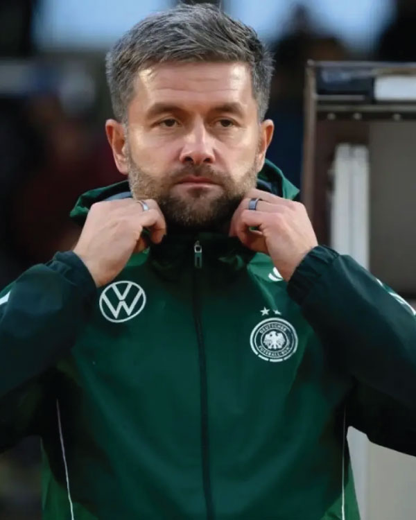 Michael Urbansky Germany v England 2025 Green Hoodie