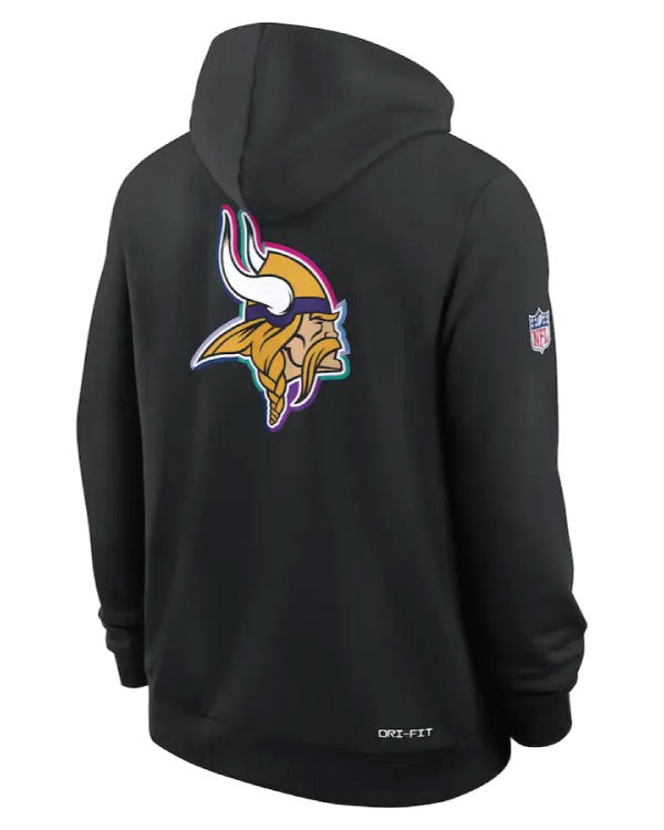 Minnesota Vikings 2025 Black Crucial Catch Hoodie