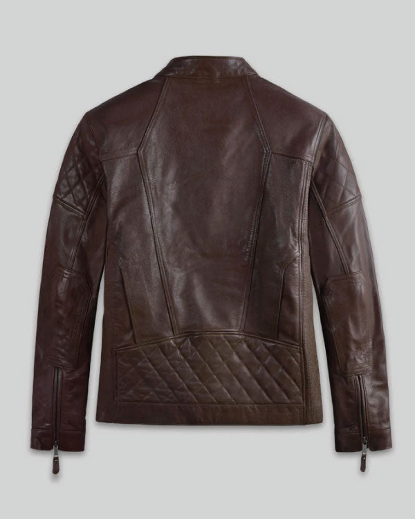 Moto Biker Leather Jacket