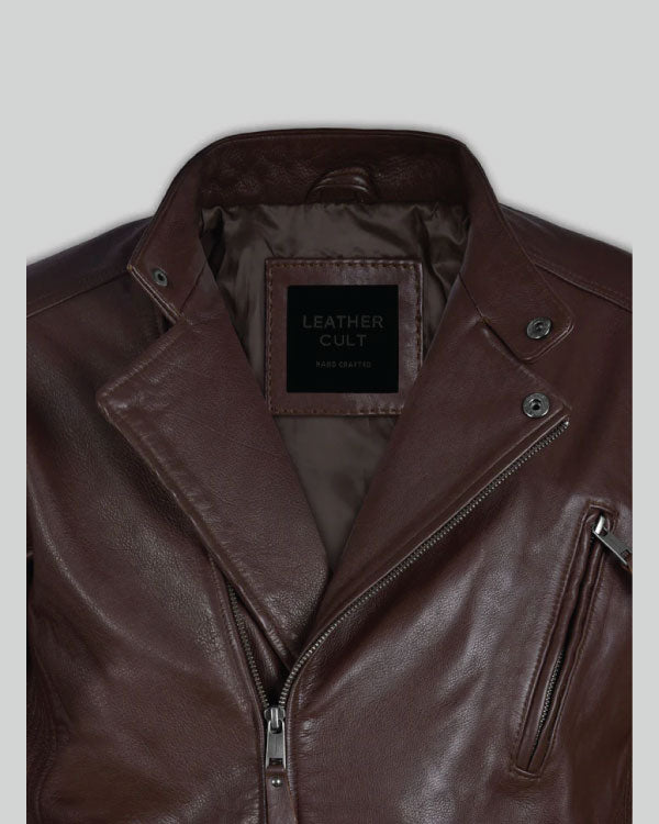 Moto Biker Leather Jacket