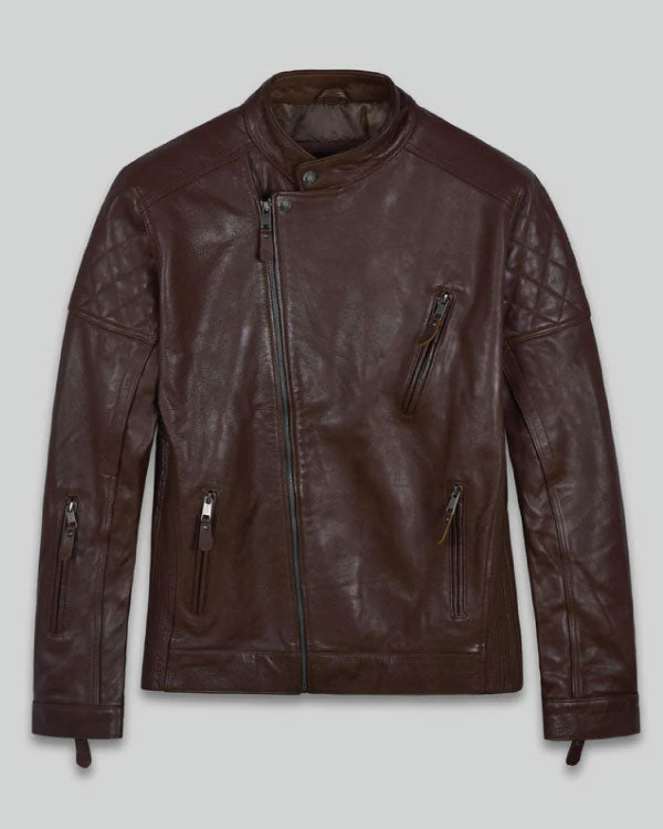 Moto Biker Leather Jacket
