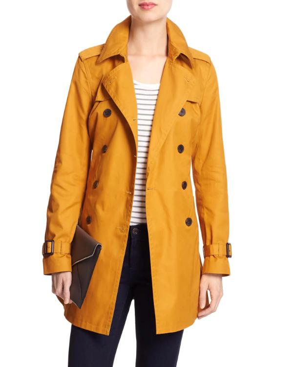 Murder In A Small Town S02 Ellie Harvie Yellow Trench Coat