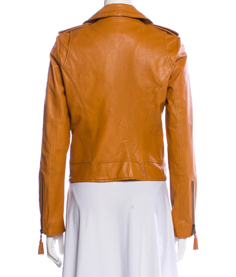 Murder In A Small Town S02 leather Biker Jacket