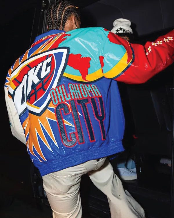 NBA All-Star Oklahoma City Thunder Shai Leather Jacket