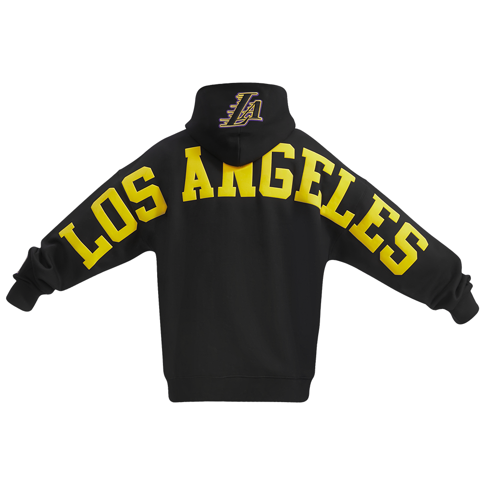 NBA Los Angeles Lakers Wingspan Men's Drop Shoulder Fleece Pullover Hoodie