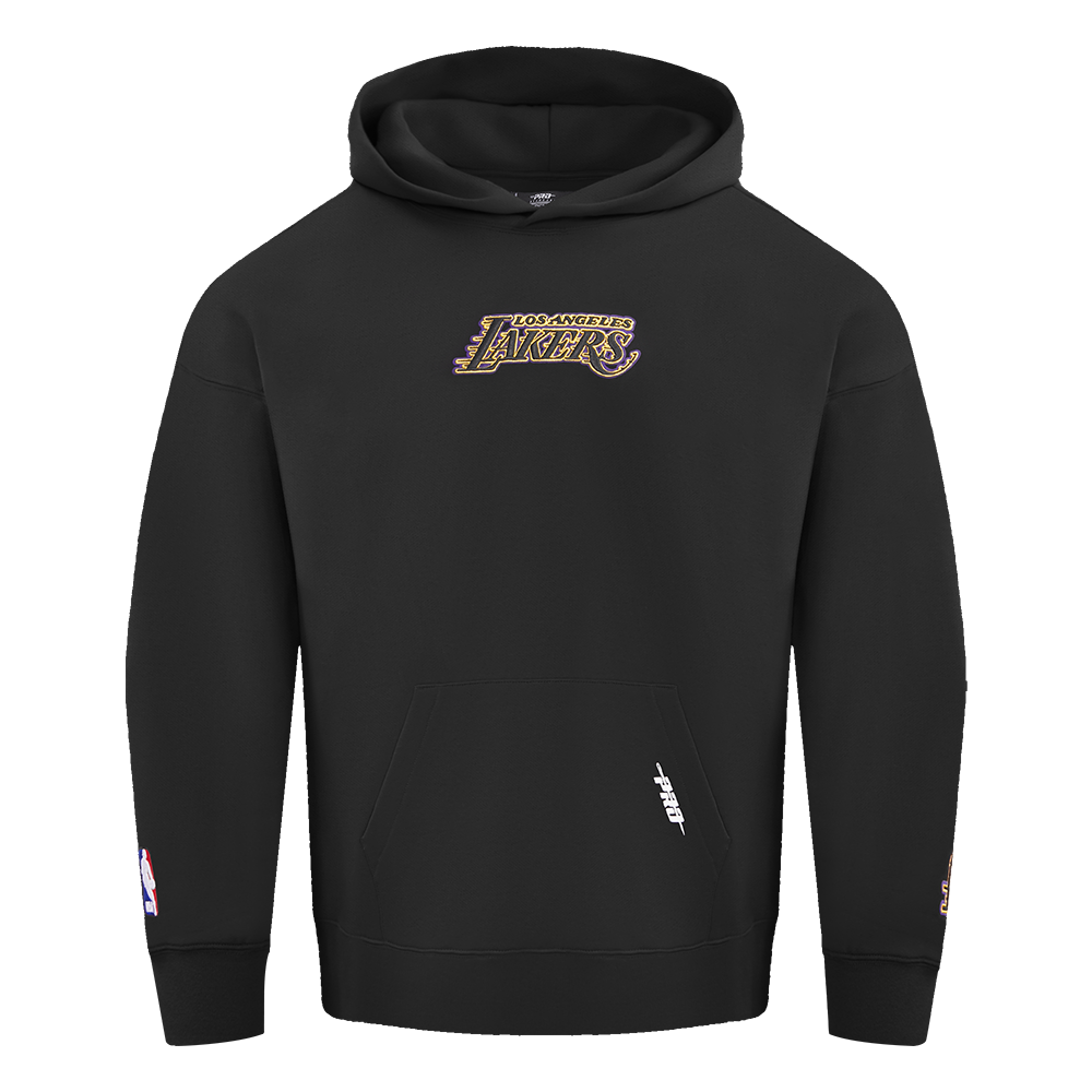 NBA Los Angeles Lakers Wingspan Men's Drop Shoulder Fleece Pullover Hoodie