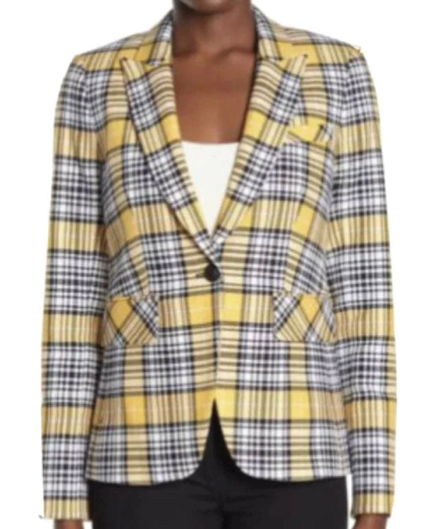 NBC News Daily 2025 Savannah Sellers Plaid Blazer