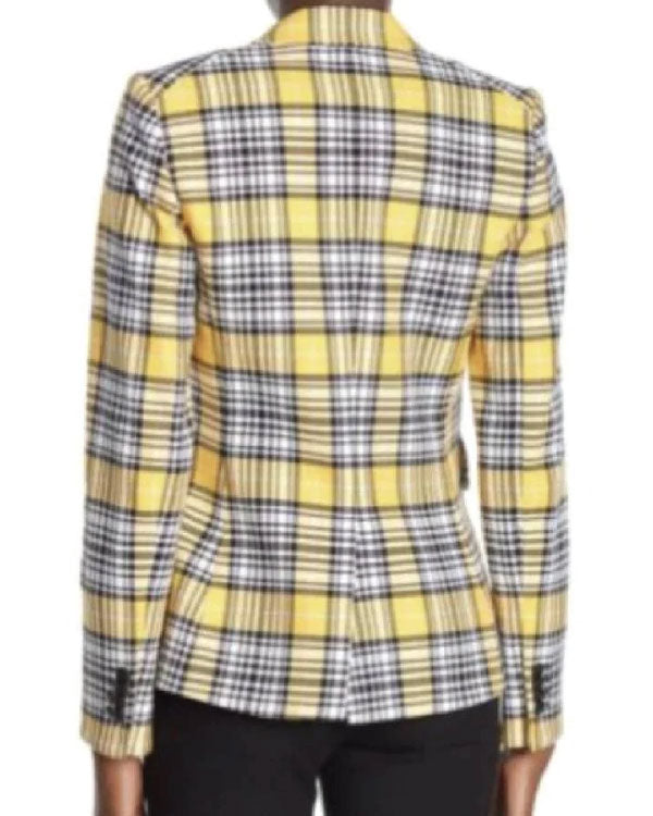 NBC News Daily 2025 Savannah Sellers Plaid Blazer