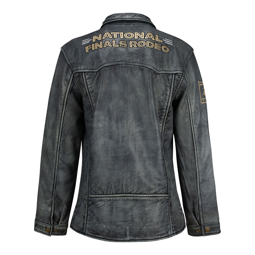 NFR 2024 Ladies Leather Ranch Hand Jacket