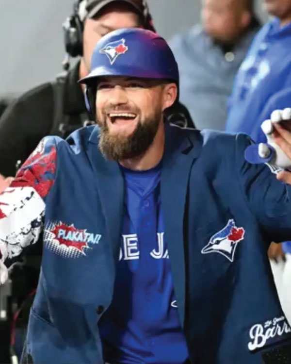 Nathan Lukes Toronto Blue Jays 2025 Home Run Jacket