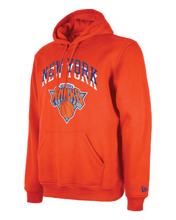 New Era Orange New York Knicks 2024/25 City Edition Hoodie