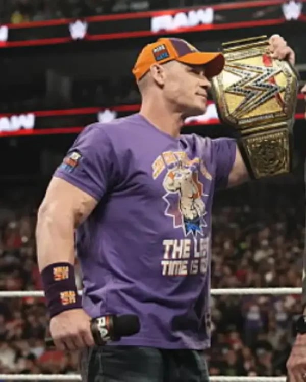 John Cena Monday Night RAW Purple T-Shirt