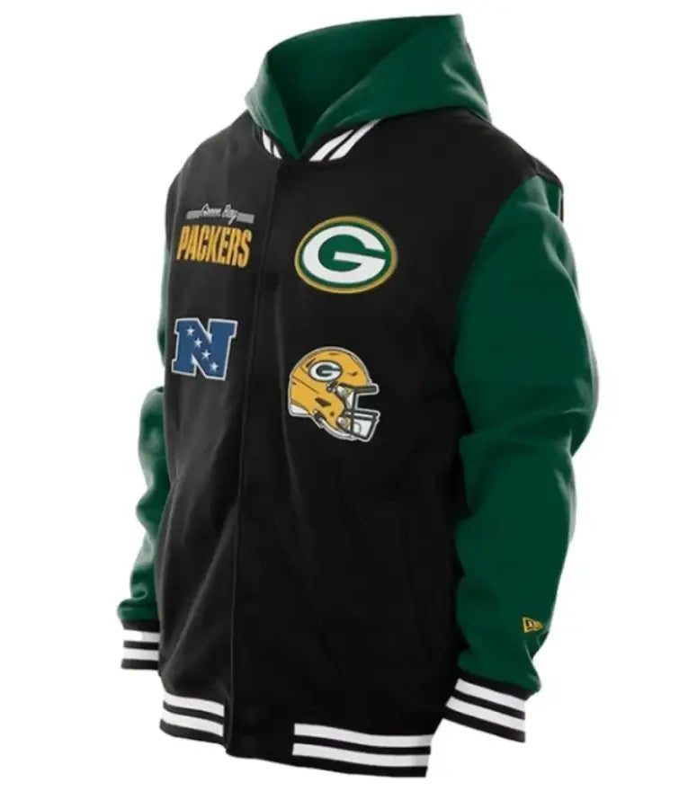 New Era Green Bay Packers Hoodie Jacket