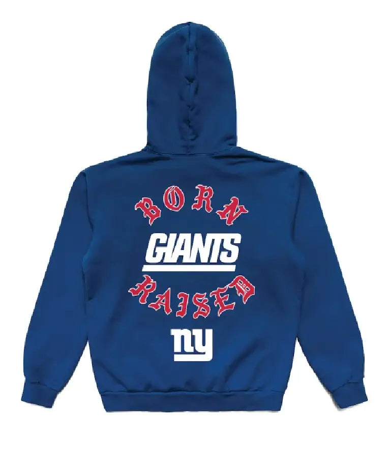 New York Giants Born x Raised Royal Hoodie