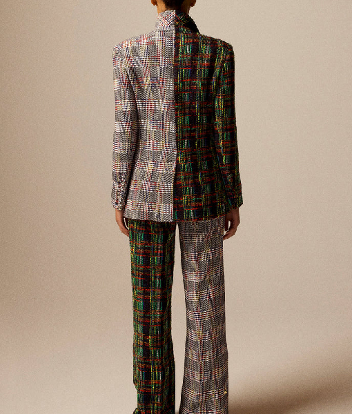 And Just Like That S03 Nicole Ari Parker Textured Blazer