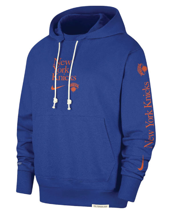 Nike Blue New York Knicks Authentic Performance Pullover Hoodie