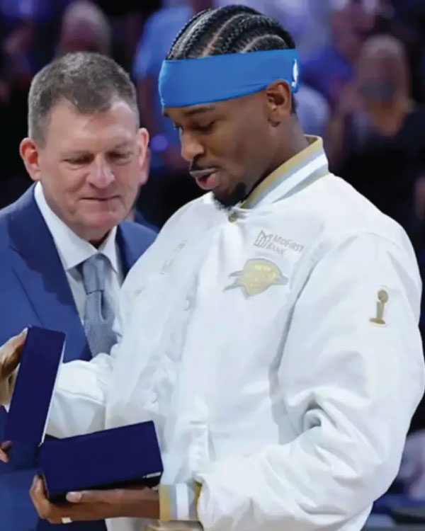 Oklahoma City Thunder 2025 Finals Champions Banner Raising Ceremony Jacket