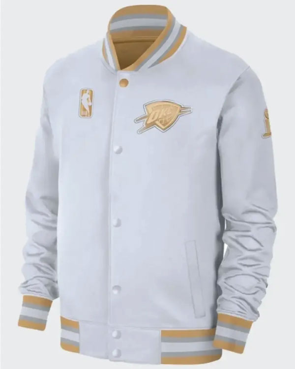 Oklahoma City Thunder 2025 Finals Champions Banner Raising Ceremony Jacket