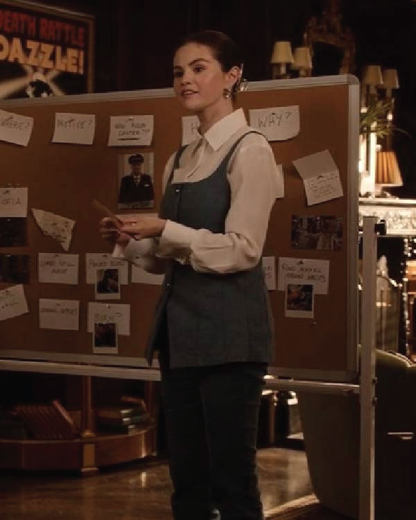 Only Murders In The Building S05 Selena Gomez Blue Vest