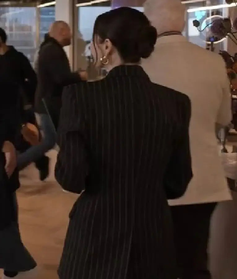 Only Murders in the Building Black Striped Blazer