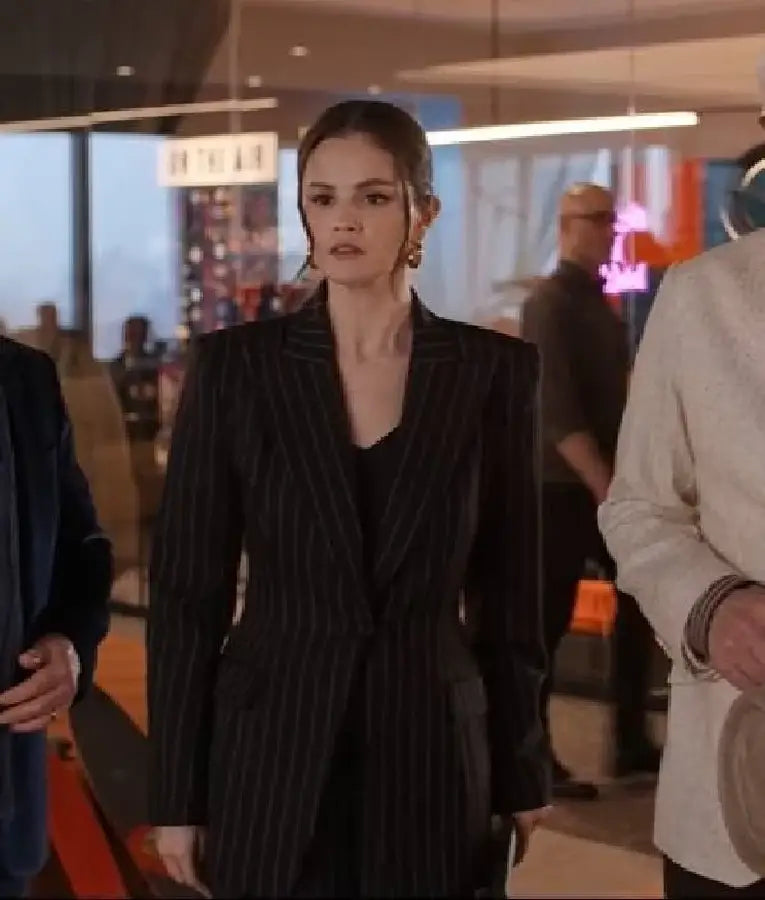 Only Murders in the Building Black Striped Blazer