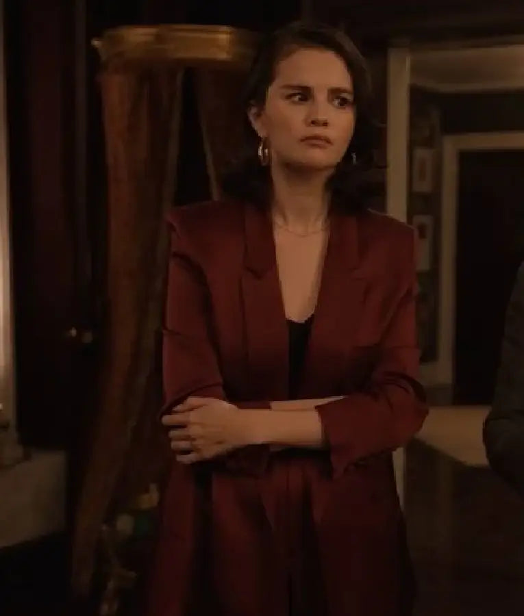 Only Murders in the Building Burgundy Blazer