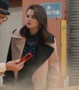 Only Murders in the Building S04 Selena Gomez Two Tone Coat